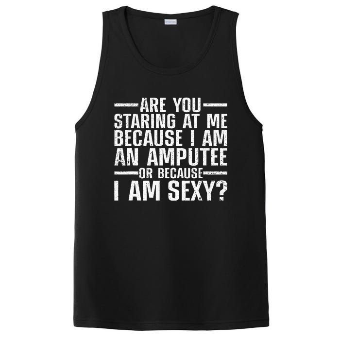 Cool Amputee Leg Amputation Handicapped Sexy PosiCharge Competitor Tank