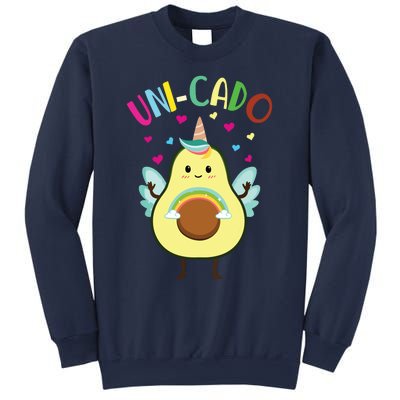 Cute Avocado Little Girl Unicorn Birthday Sweatshirt