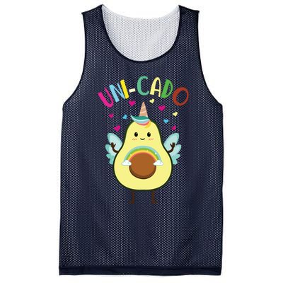 Cute Avocado Little Girl Unicorn Birthday Mesh Reversible Basketball Jersey Tank