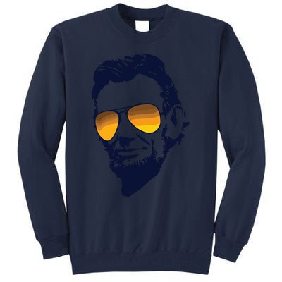 Cool Abraham Lincoln Honest Abe In Sunglasses Graphic Tall Sweatshirt