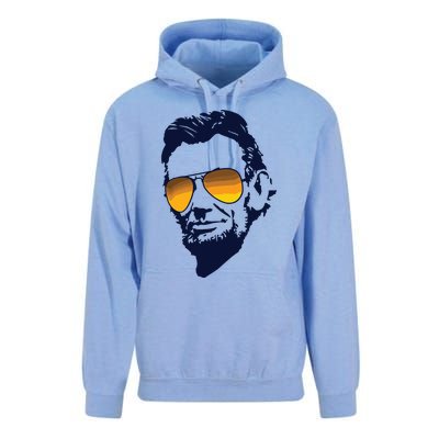 Cool Abraham Lincoln Honest Abe In Sunglasses Graphic Unisex Surf Hoodie