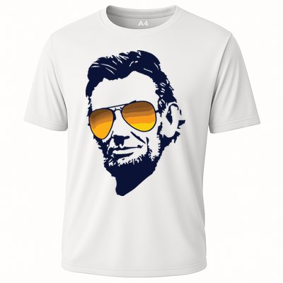 Cool Abraham Lincoln Honest Abe In Sunglasses Graphic Performance Shirt