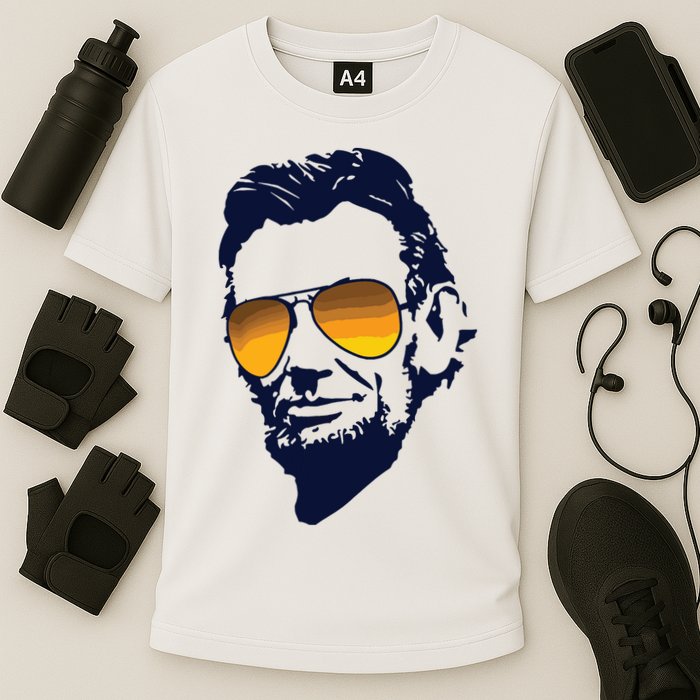 Cool Abraham Lincoln Honest Abe In Sunglasses Graphic Performance Shirt
