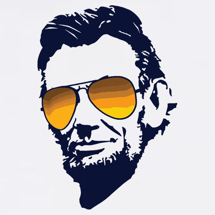 Cool Abraham Lincoln Honest Abe In Sunglasses Graphic Performance Shirt