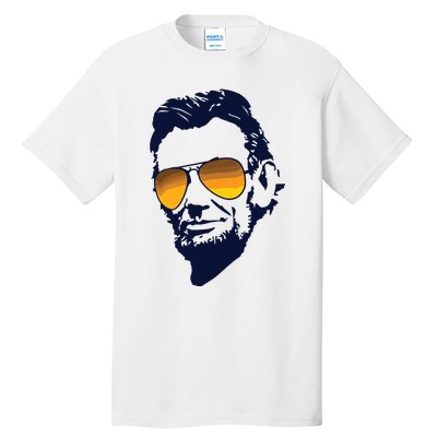 Cool Abraham Lincoln Honest Abe In Sunglasses Graphic Tall T-Shirt