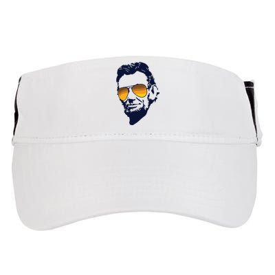 Cool Abraham Lincoln Honest Abe In Sunglasses Graphic Adult Drive Performance Visor