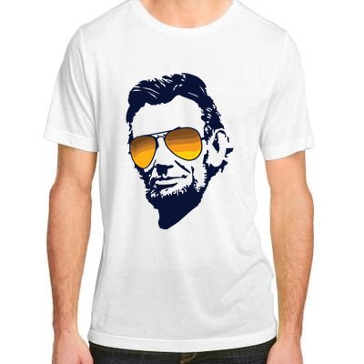 Cool Abraham Lincoln Honest Abe In Sunglasses Graphic Adult ChromaSoft Performance T-Shirt