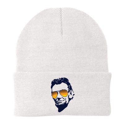 Cool Abraham Lincoln Honest Abe In Sunglasses Graphic Beanie