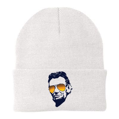 Cool Abraham Lincoln Honest Abe In Sunglasses Graphic Knit Cap Winter Beanie