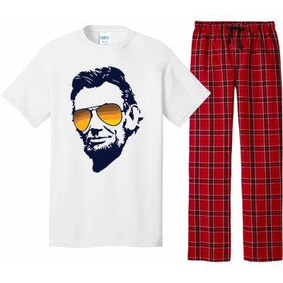 Cool Abraham Lincoln Honest Abe In Sunglasses Graphic Pajama Set