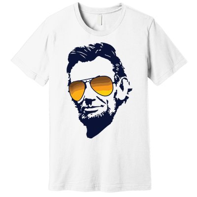 Cool Abraham Lincoln Honest Abe In Sunglasses Graphic Premium T-Shirt