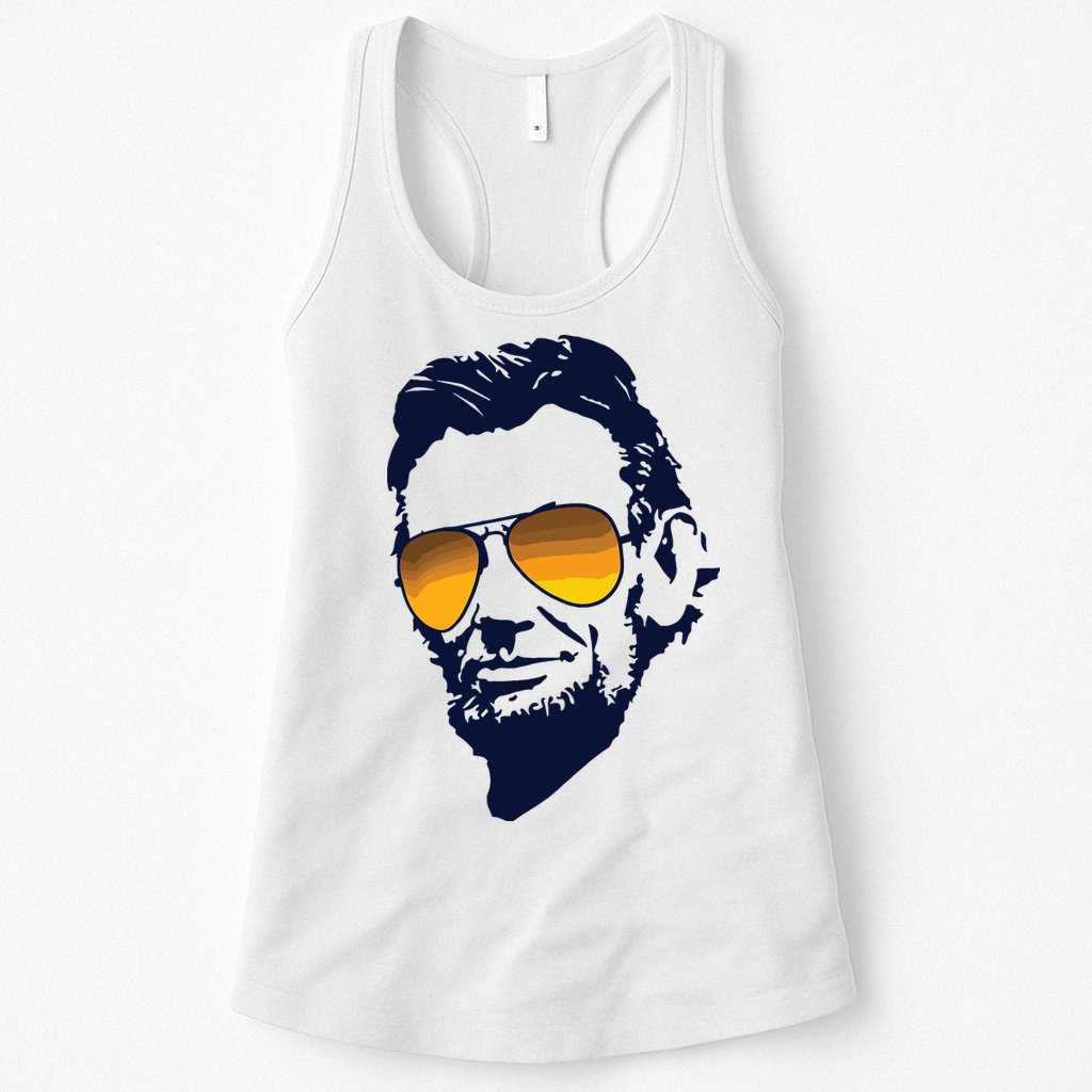 Cool Abraham Lincoln Honest Abe In Sunglasses Graphic Womens Tank Top