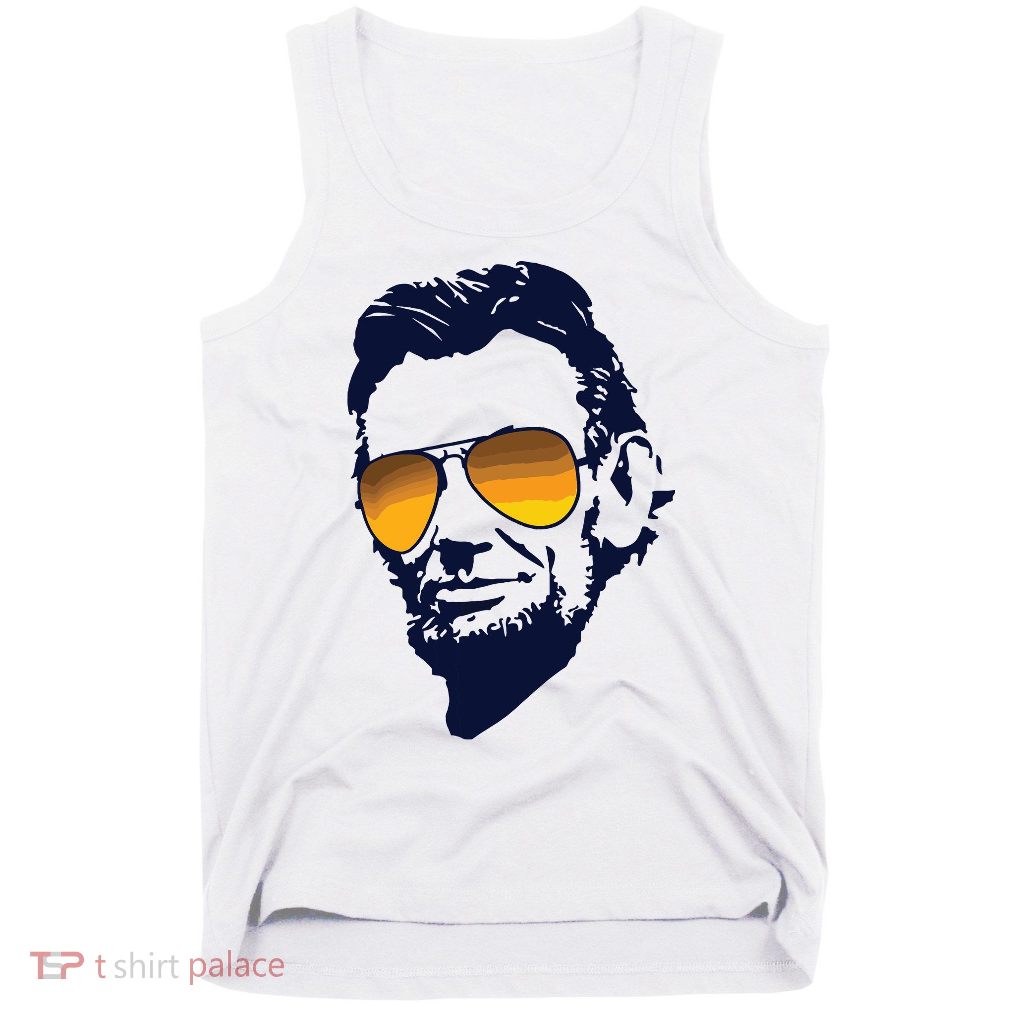 Cool Abraham Lincoln Honest Abe In Sunglasses Graphic Tank Top