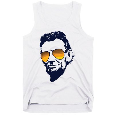 Cool Abraham Lincoln Honest Abe In Sunglasses Graphic Tank Top