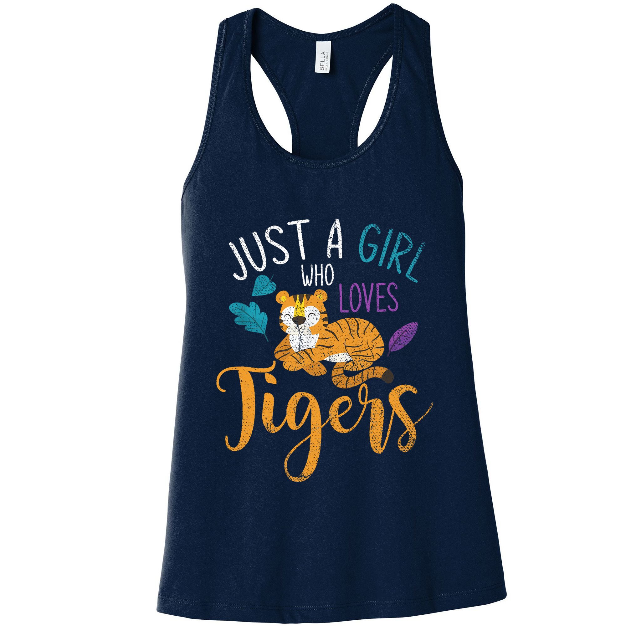 Cute Animal Lover Wildlife Wo Girl Tiger Womens Tank Top