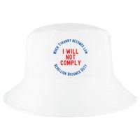 I Will Not Comply MAGA Conservative Anti Biden Cool Comfort Performance Bucket Hat