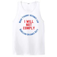 I Will Not Comply MAGA Conservative Anti Biden PosiCharge Competitor Tank