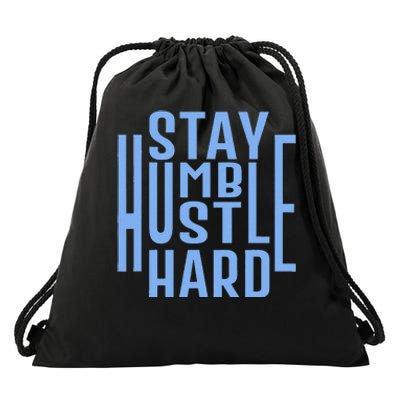 Concrete And Luxury Stay Humble Drawstring Bag