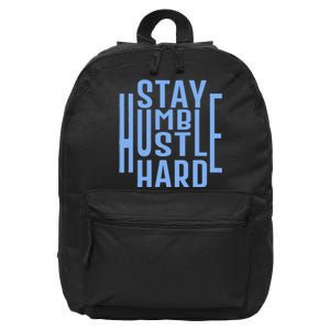 Concrete And Luxury Stay Humble 16 in Basic Backpack