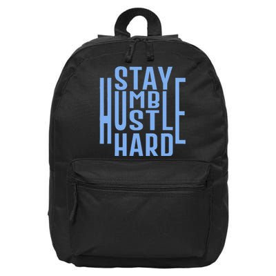 Concrete And Luxury Stay Humble 16 in Basic Backpack