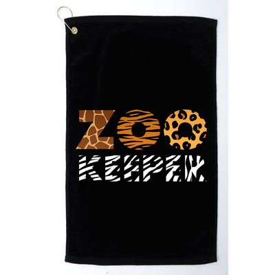 Cute Animal Lover Zoo Keeper Gift Golf Towel