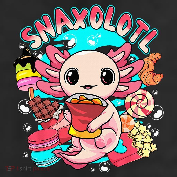 Cute Axolotl Lover Snaxolotl Food Sweets Cool Comfort Performance Bucket Hat