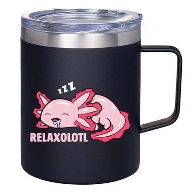 Cute Axolotl Lover Mexican Salamander Relaxolotl Gift 12oz Stainless Steel Coffee Mug