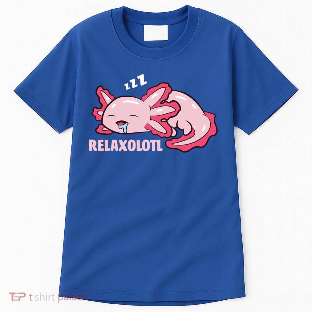 Cute Axolotl Lover Mexican Salamander Relaxolotl Gift Tall T-Shirt