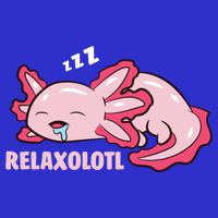 Cute Axolotl Lover Mexican Salamander Relaxolotl Gift Zip Tote Bag