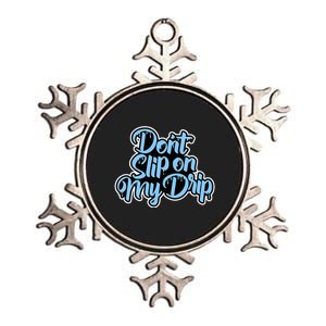 Concrete And Luxury Dont Slip Blue Metallic Star Ornament