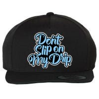 Concrete And Luxury Dont Slip Blue Wool Snapback Cap