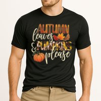 Cute Autumn Leaves And Pumpkins Please Cooling Performance Crew T-Shirt