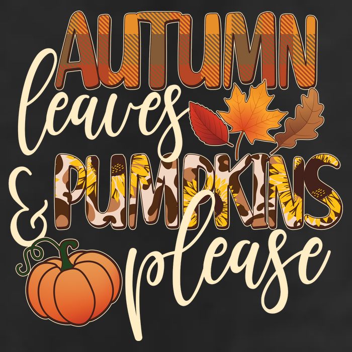 Cute Autumn Leaves And Pumpkins Please Adult Drive Performance Visor
