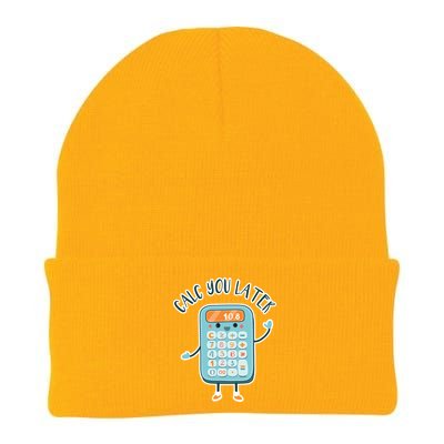 Calc You Later Knit Cap Winter Beanie