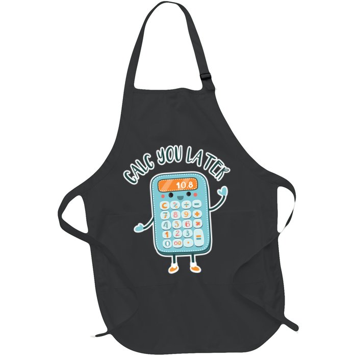 Calc You Later Apron