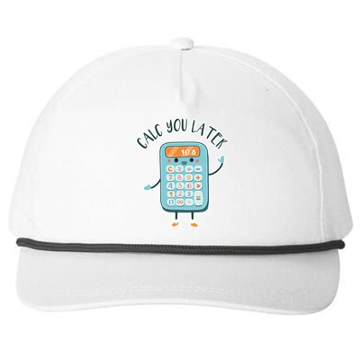 Calc You Later Snapback Five-Panel Rope Hat