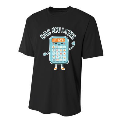 Calc You Later Youth Performance Sprint T-Shirt