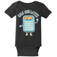 Calc You Later Baby Bodysuit