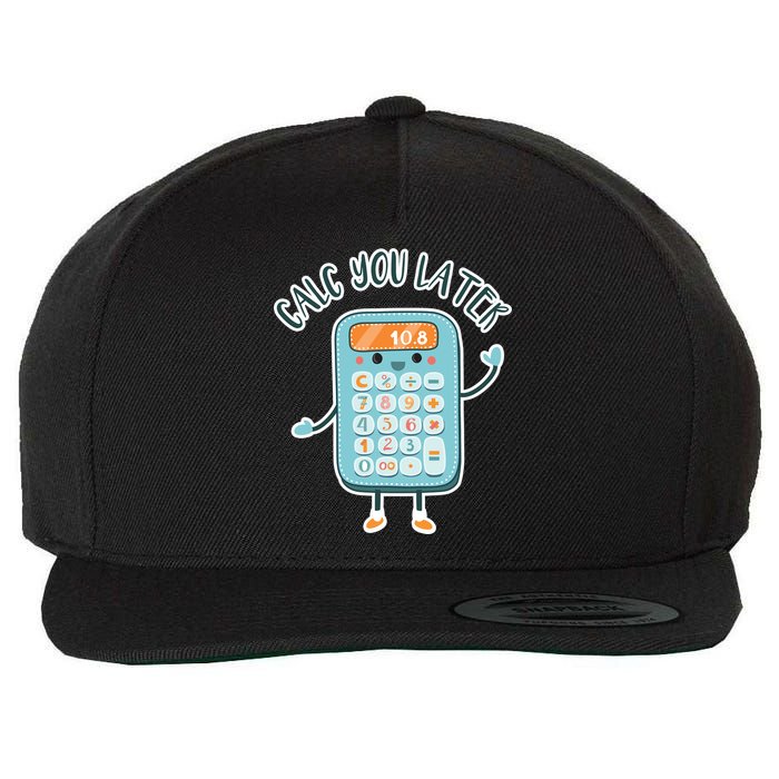 Calc You Later Wool Snapback Cap
