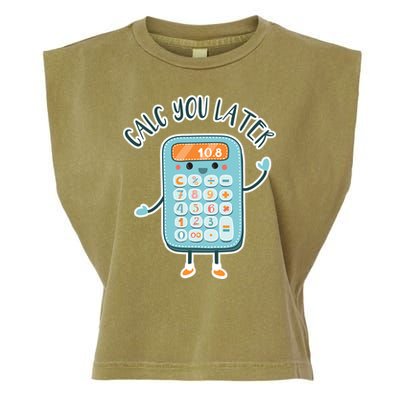 Calc You Later Garment-Dyed Women's Muscle Tee