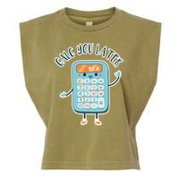 Calc You Later Garment-Dyed Women's Muscle Tee