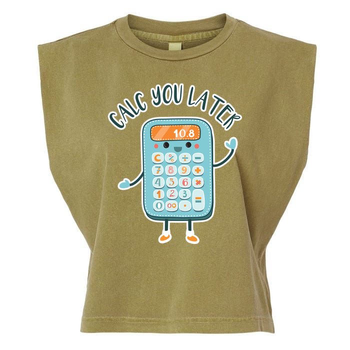 Calc You Later Garment-Dyed Women's Muscle Tee
