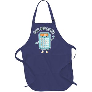 Calc You Later Full-Length Apron With Pockets