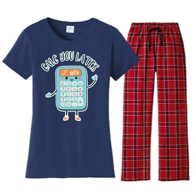 Calc You Later Women's Flannel Pajama Set