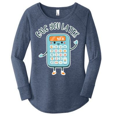 Calc You Later Women's Perfect Tri Tunic Long Sleeve Shirt