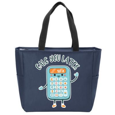 Calc You Later Zip Tote Bag