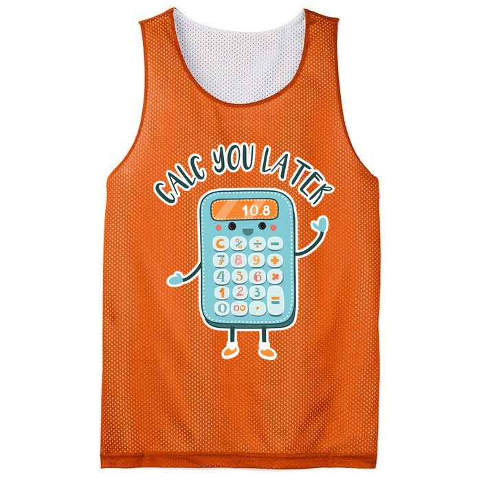 Calc You Later Mesh Reversible Basketball Jersey Tank