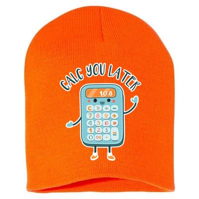 Calc You Later Short Acrylic Beanie