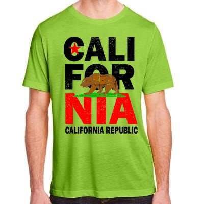 Cali California Republic Logo Adult ChromaSoft Performance T-Shirt