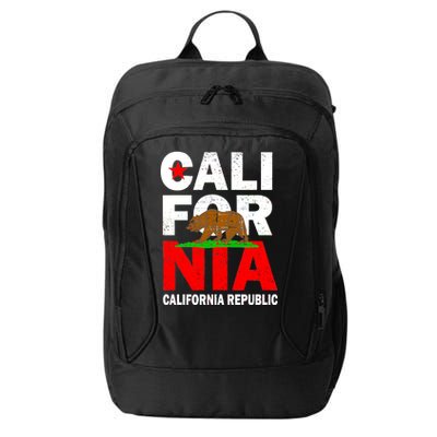 Cali California Republic Logo City Backpack